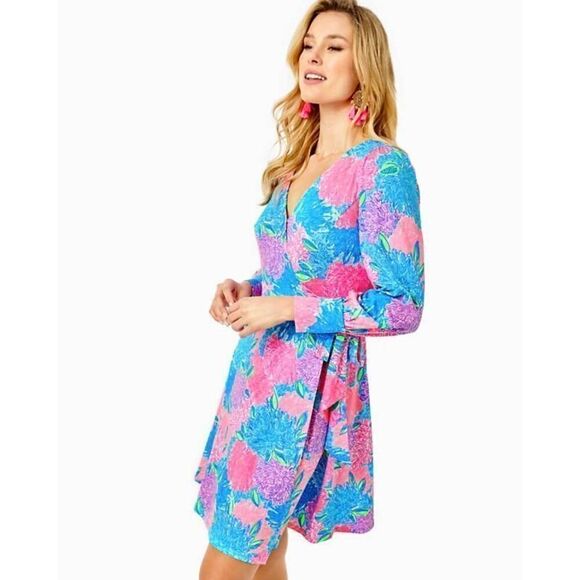 Lilly Pulitzer Rosalinda Wrap Dress M NWT $178 - Picture 1 of 6